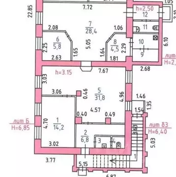 Офис в Ярославская область, Ярославль Республиканская ул., 72а (104 м)