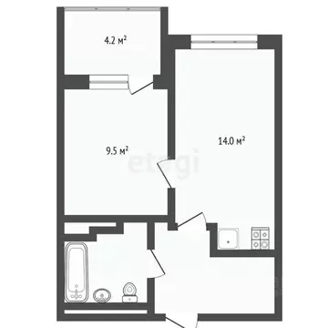 1-к кв. Тюменская область, Тюмень ул. Червишевский Тракт, 47к4 (33.0 ...