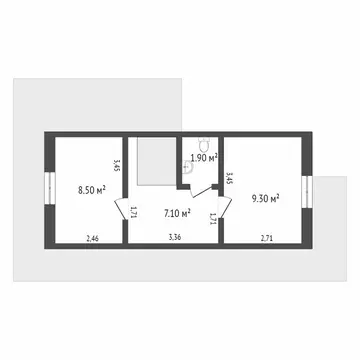 2-комнатная квартира: Калининград, Артиллерийская улица, 85 (52.1 м)
