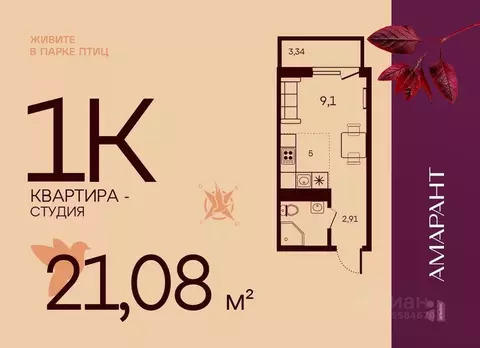 Студия Пензенская область, Пенза Арбеково жилрайон, Дальнее Арбеково ...