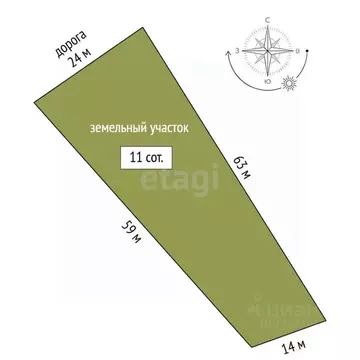 Участок в Псковская область, Печорский муниципальный округ, д. Литовиж ...