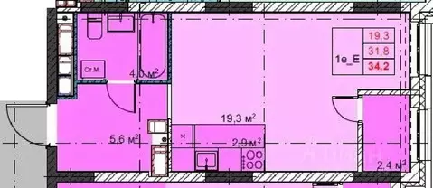 1-к кв. Приморский край, Владивосток Бам мкр,  (34.2 м)