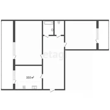2-к кв. Ставропольский край, Ессентуки Вокзальная ул. (48.8 м)