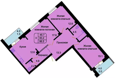 3-к кв. Псковская область, Псковский район, Писковичская волость, д. ...