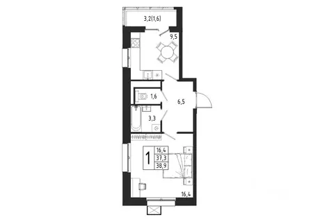 1-к кв. Московская область, Химки Клязьма-Старбеево мкр, Международный ...