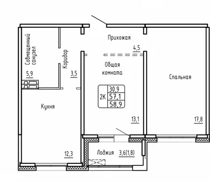 2-к кв. Новосибирская область, Новосибирск Самоцветы жилой комплекс ...