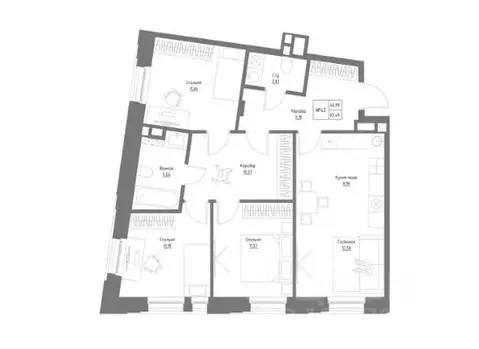 4-к кв. Татарстан, Казань Резиденция на Сары Садыковой жилой комплекс ...