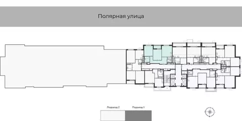 2-к кв. Москва Полярная ул., 16К1 (65.65 м)