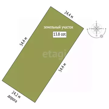 Участок в Забайкальский край, Чита с. Застепь,  (13.7 сот.)