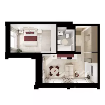 1-к кв. Москва Алтуфьевское 53 жилой комплекс, 1.1 (41.4 м)