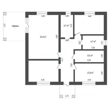 Дом в Смоленская область, Смоленский муниципальный округ, д. Станички  ...