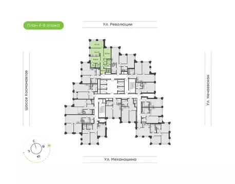 3-к кв. Пермский край, Пермь ул. Механошина, 16 (81.5 м)