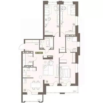 4-к кв. Кемеровская область, Кемерово Московский просп., 23А (111.85 ...