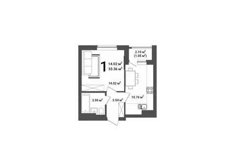 1-к кв. Башкортостан, Уфа Глумилино жилрайон, Холмогоры жилой комплекс ...