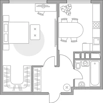 1-к кв. Московская область, Долгопрудный Гранитный мкр, Бригантина ...