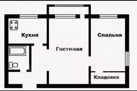 2-к кв. Московская область, Подольск ул. Маштакова, 5б (40.8 м)