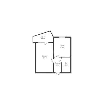 1-комнатная квартира: Краснодар, Ленинский переулок, 20/1к9 (40.8 м)