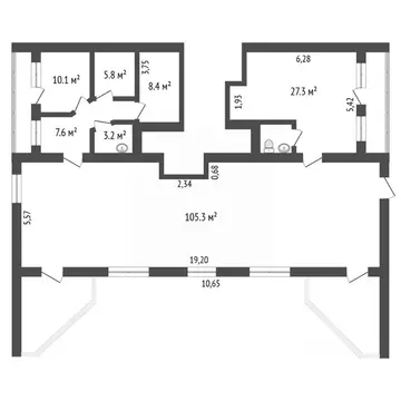 Офис в Амурская область, Благовещенск ул. 50 лет Октября, 8 (169 м)