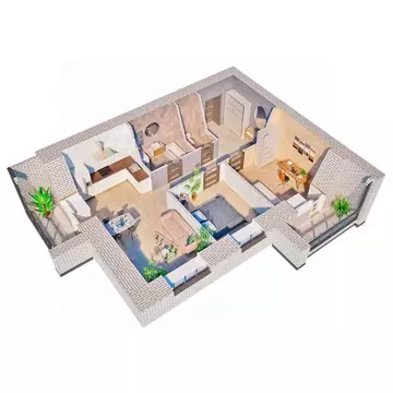 3-к кв. Амурская область, Благовещенск 187-й кв-л,  (66.5 м)