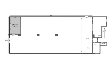 Помещение свободного назначения в Краснодарский край, Брюховецкий ...