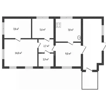 Дом в Брянская область, Брянск Дятьковская ул. (50 м)