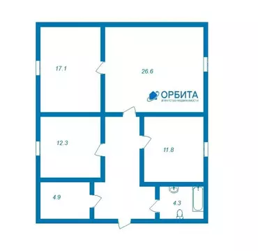 Дом в Нижняя Тавда, Солнечная улица, 3 (89.5 м)