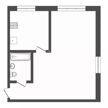 1-к кв. Тульская область, Алексин Кирпичная ул., 6 (31.0 м)