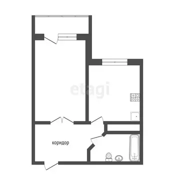 1-комнатная квартира: Иркутск, улица Лермонтова, 343 (38 м)