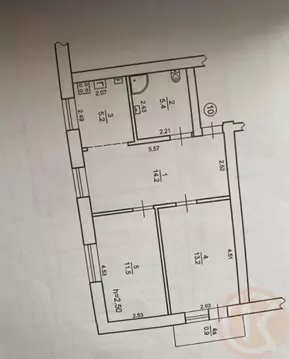3-к кв. Крым, Евпатория ул. Советская, 3 (50.5 м)