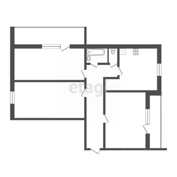 3-к кв. Воронежская область, Воронеж Краснознаменная ул., 15 (73.0 м)