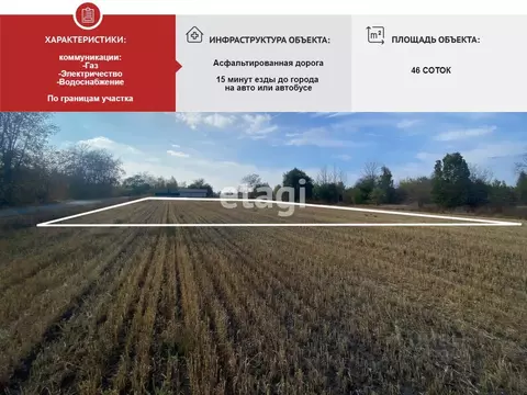 Участок в Белгородская область, Старооскольский городской округ, с. ...