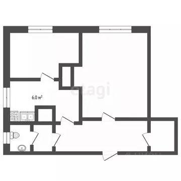 3-к кв. Вологодская область, Харовск Колхозная ул., 5 (49.8 м)