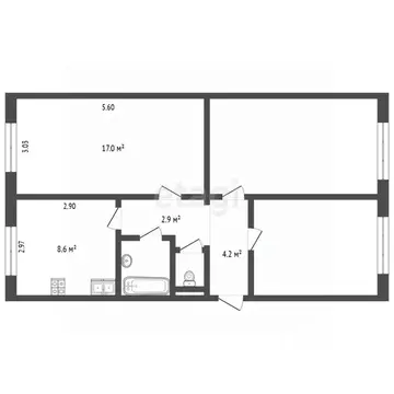 Комната Московская область, Балашиха Гагарина мкр, 4 (50.0 м)