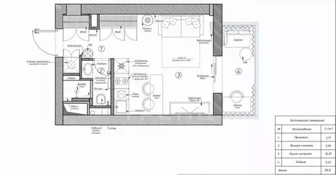 Квартира-студия: Санкт-Петербург, Ремесленная улица, 15 (23.4 м)