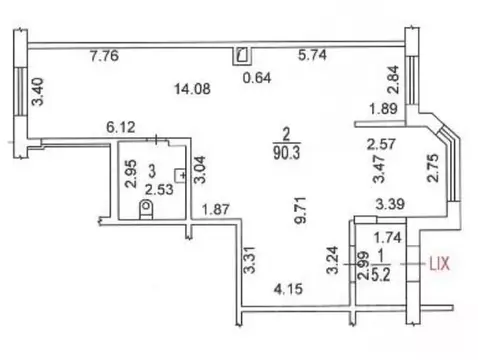 Помещение свободного назначения в Москва 6-я Радиальная ул., 3к1 (103 ...