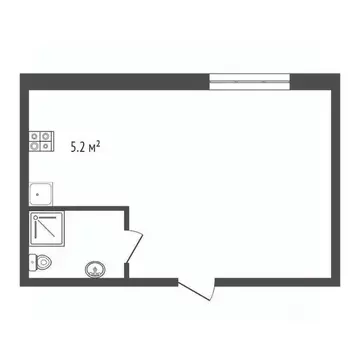 Студия Краснодарский край, Анапа ул. Краснозеленых, 29/12 (21.0 м)