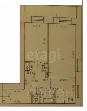 2-к кв. Липецкая область, Липецк ул. Валентины Терешковой, 18 (49.1 м)