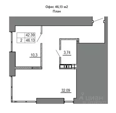 Студия Смоленская область, Смоленск проезд Маршала Конева, 32 (49.0 м)