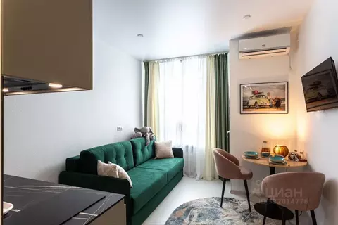 Студия Краснодарский край, Сочи Бытха мкр, ул. Ясногорская, 16/8к3 ...