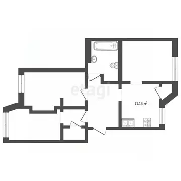 3-к кв. Вологодская область, Вологда Козленская ул., 65 (72.0 м)