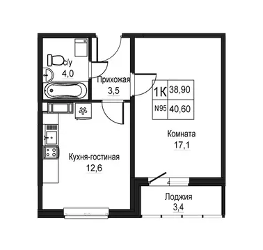 1-к кв. Нижегородская область, Нижний Новгород Торпедо жилой комплекс ...