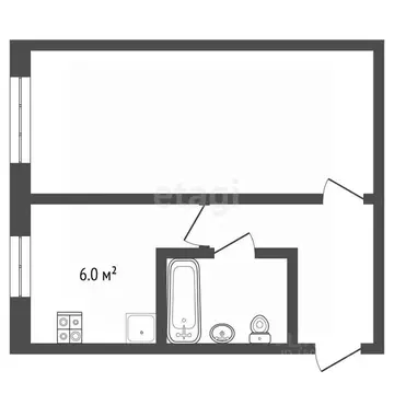 1-к кв. Владимирская область, Муром Юбилейная ул., 58 (29.7 м)