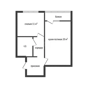 1-комнатная квартира: Краснодар, Душистая улица, 25 (40.5 м)