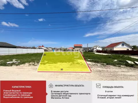 Участок в Крым, Симферопольский район, с. Доброе ул. Юрия Османова ...