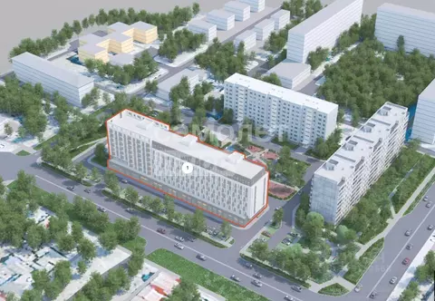 2-к кв. Омская область, Омск ул. Красный Пахарь, 2 (55.89 м)