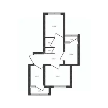 3-к кв. Брянская область, Брянск ул. Романа Брянского, 15 (83.3 м)