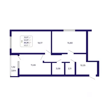 2-к кв. Башкортостан, Уфа Затон-Восточный жилрайон, Паруса жилой ...