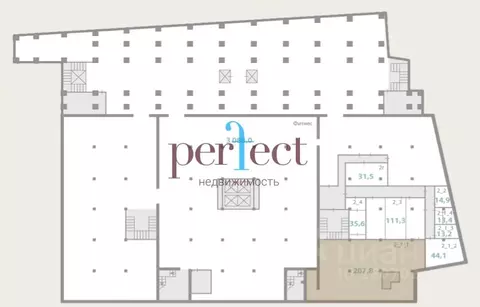 Офис в Москва Каланчевская ул., 16С1 (208 м)