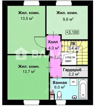 Дом в Нижегородская область, Нижний Новгород д. Крутая, ул. ...