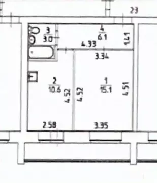 1-к кв. Пермский край, Пермь ул. Сакко и Ванцетти, 111 (34.8 м)